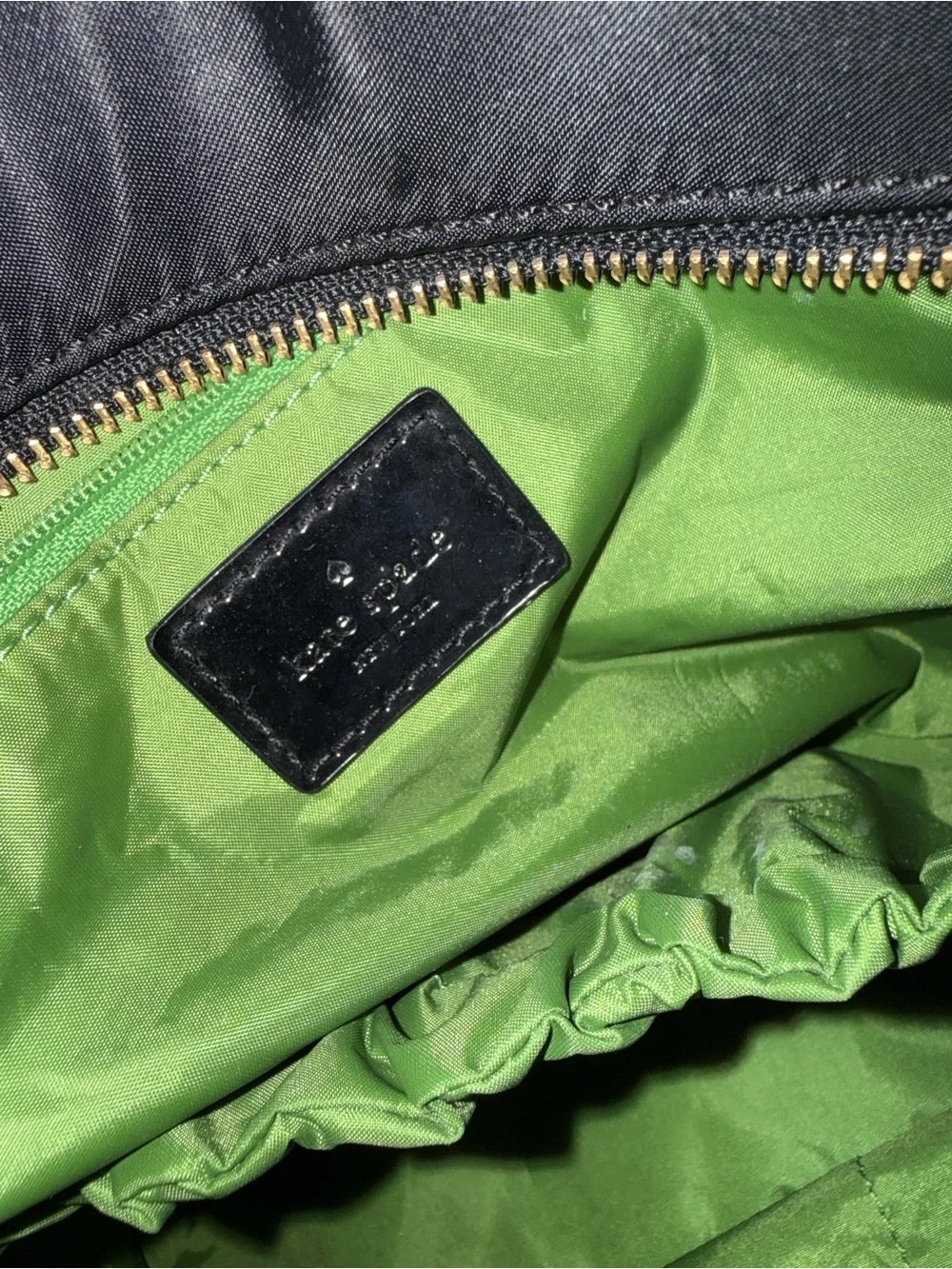 kate spade Black Nylon Tote with Dual Straps